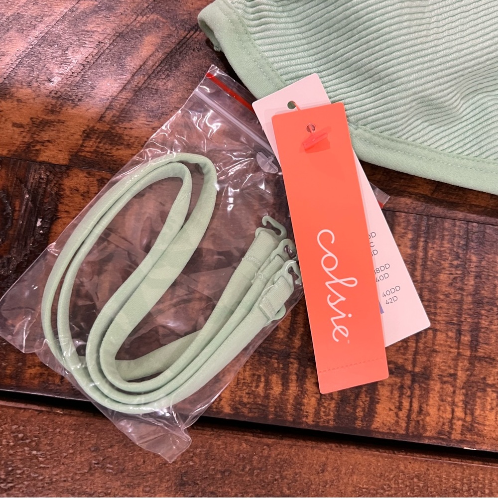 Colsie tube or halter top in sea foam green size medium - Picture 4 of 8